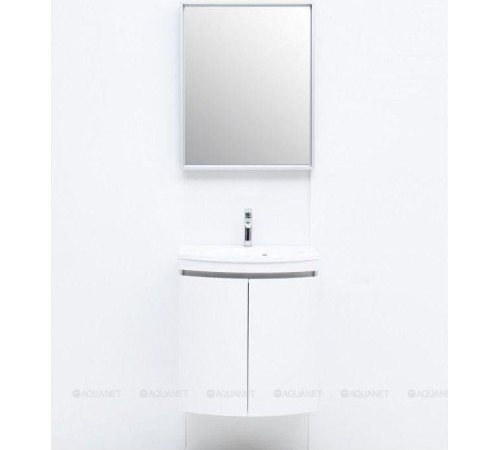 Тумба под раковину De Aqua Токката 60 белый 2 распашные двери 167128