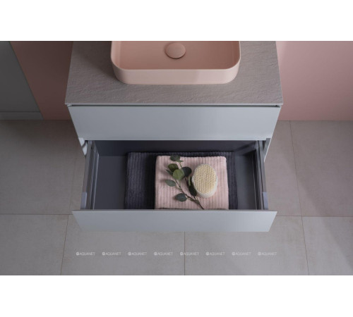 Тумба под раковину Allen Brau INFINITY 85 см белый папирус матовый 1.21001.PWM