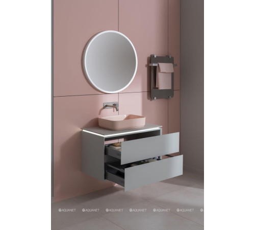 Тумба под раковину Allen Brau INFINITY 85 см белый папирус матовый 1.21001.PWM