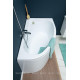 Ванна акриловая Aquanet Mia 140x80 R правая в комплекте 00246887