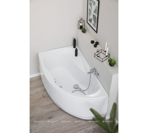 Акриловая ванна Aquanet GRACIOSA 150x90 L левая в комплекте 00205325