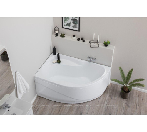 Акриловая ванна Aquanet GRACIOSA 150x90 L левая в комплекте 00205325