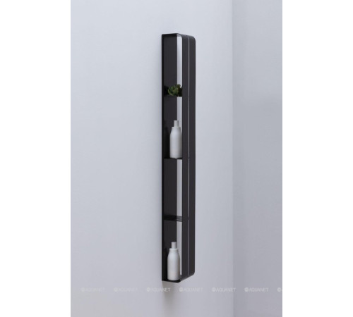 Полка Aquanet Магнум H 150х1300х112 мм вертикальная черный матовый 00326458