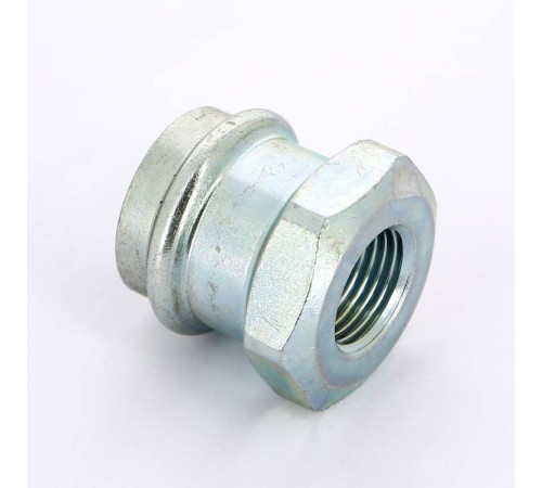 Муфта переходная пресс-В Viega Prestabo 28х1/2 оцинкованная сталь 704759