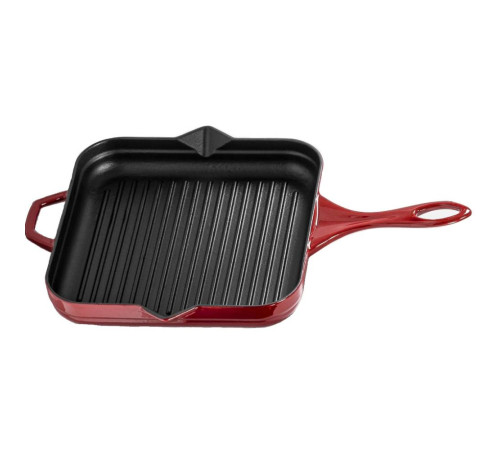 Сковорода-гриль квадратная Hascevher GTV 2828 Red 28х28 см A855528