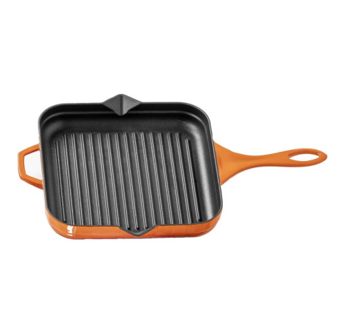 Сковорода-гриль квадратная Hascevher GTV 2828 Orange 28х28 см A856528