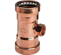 Тройник пресс Profipress XL Viega медь 64х1х64 мм ВР SC-Contur 577711