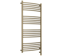 Полотенцесушитель электрический Сунержа Богема 3.0 выгнутая 632x1324 мм правый золотой шелк матовый 32-5803-1260