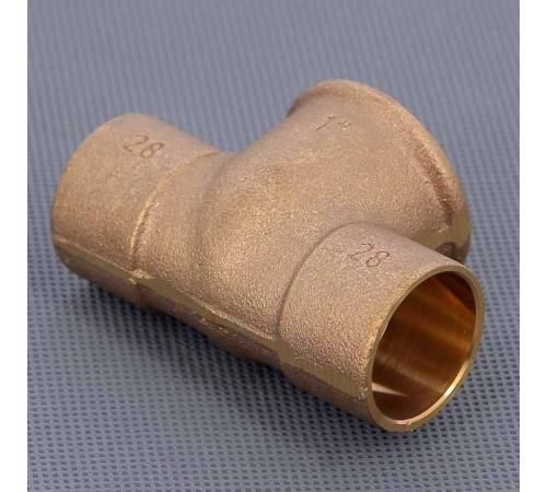 Тройник бронзовый под пайку Viega 28х1 ВР 258955