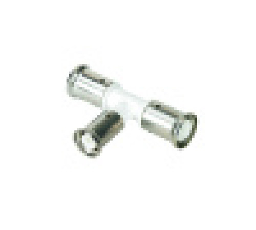 Тройник пресс переходный Henco PVDF белый 32x16x32 мм 10PKW-321632