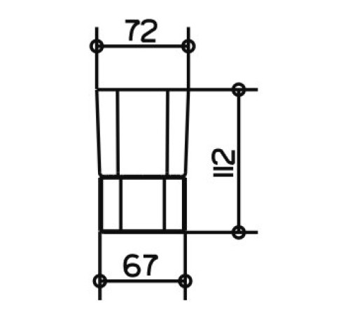 Стакан хрустальный матовый KEUCO ELEGANCE NEW белый 11650 009000