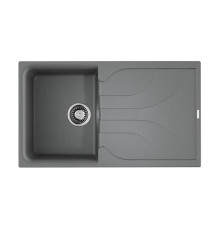 Кухонная мойка Omoikiri Yasugata 86-GR Tetogranit 86x50 см leningrad grey 4993546