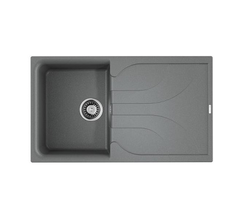 Кухонная мойка Omoikiri Yasugata 86-GR Tetogranit 86x50 см leningrad grey 4993546