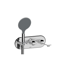 Внешняя часть смесителя для ванны BOSSINI Apice с изливом и верхним душем хром Z00557.030