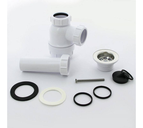 Сифон McAlpine бутылочный 1 1/2 x 40 мм с выпуском 70 мм выход 40 мм MRSK2