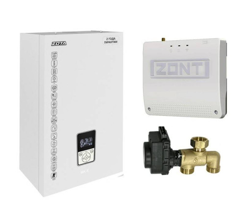 Миникотельная ZOTA MK-X Plus 9 кВт с клапаном BPV и ZONT SMART 2.0 00-00000341