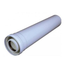 Удлинитель коаксиального дымохода Gekon Ø 60/100 мм L=0.25 м полипропилен 60100025PAL