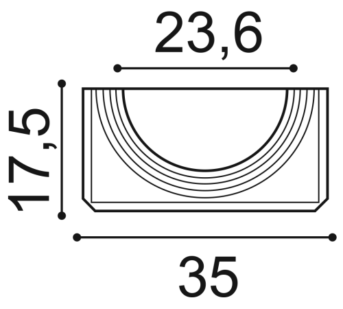База полуколонны Orac Decor K1131