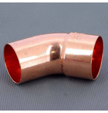 Угол медный 45 градусов однораструбный под пайку Viega 42 мм 110338
