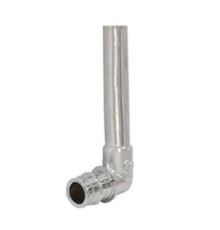 Угольник аксиальный Giacomini GX 90° с хромированной трубкой 16x15 мм L-250 мм GX128X013