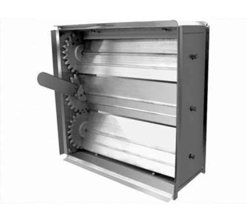 Клапан расхода воздуха Shuft D 454x454 для решетки 4CA 300x300 D 454*454