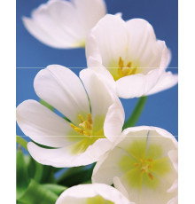 Панно Cerrol Blue Garden из 3 плиток 75х60 см х9999068635