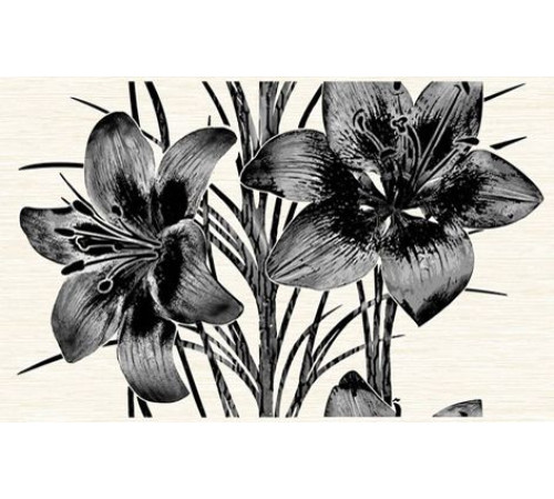 Декор Нефрит-Керамика Piano черный 40х25 см 96-46-04-8102