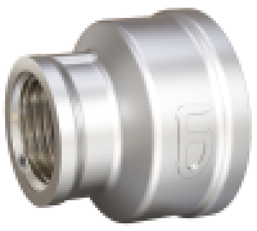 Муфта переходная LD Pride 1 1/2х1 1/4 ВР-ВР никелированная латунь LD.67.516.40х32