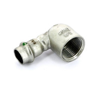 Угол 90° пресс-В компактный нержавеющая сталь Viega Sanpress Inox 15х3/4 436988