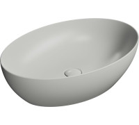 Раковина-чаша накладная GSI Pura 600x420 мм Cenere Matte 884217