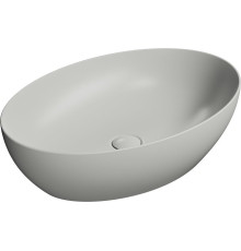 Раковина-чаша накладная GSI Pura 600x420 мм Cenere Matte 884217