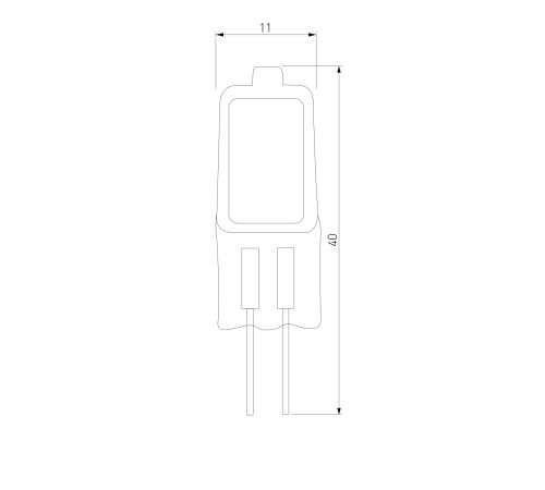 Галогенная лампа 20W G4 BХ104