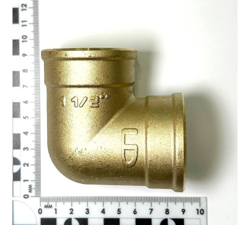 Угол резьбовой 90° ВВ LD Pride 1 1/2 латунь LD.65.512.40