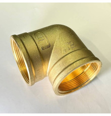 Угол резьбовой 90° ВВ LD Pride 2 латунь LD.65.512.50