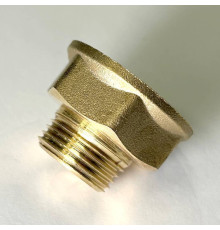 Переход резьбовой LD Pride никелированная латунь 1/2 ВР х 3/8 НР LD.67.509.15х10