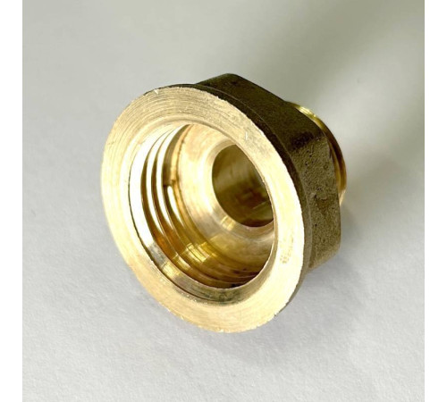 Переход резьбовой LD Pride никелированная латунь 1/2 ВР х 3/8 НР LD.67.509.15х10