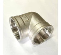 Угол резьбовой 90° ВВ LD Pride 2 никелированная латунь LD.67.512.50