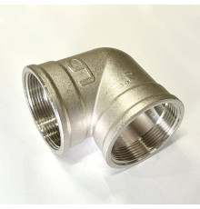 Угол резьбовой 90° ВВ LD Pride 2 никелированная латунь LD.67.512.50