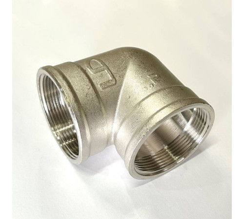 Угол резьбовой 90° ВВ LD Pride 2 никелированная латунь LD.67.512.50