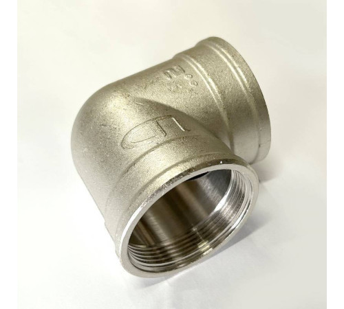 Угол резьбовой 90° ВВ LD Pride 2 никелированная латунь LD.67.512.50