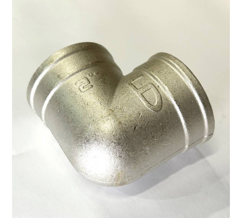 Угол резьбовой 90° ВВ LD Pride 2 никелированная латунь LD.67.512.50