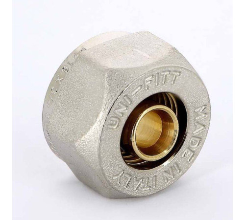 Соединитель обжимной Uni-Fitt 16x2.2 мм - 1/2 конус для полиэтиленовых труб 682N1612