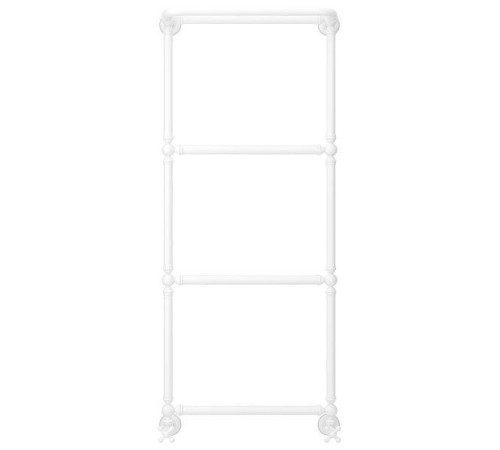 Полотенцесушитель водяной Сунержа Ренессанс 500x1260 мм матовый белый с комплектом вентилей 30-0281-1250