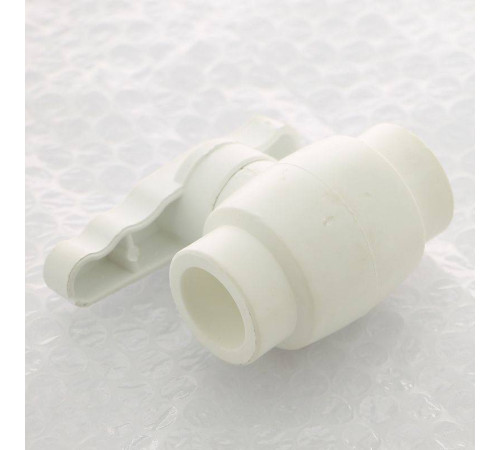 Кран шаровой PPR Pro Aqua Standart 25 мм белый с ручкой PA44010