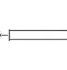 Полотенцедержатель двойной Duravit Starck T хром 0099411000