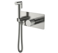 Гигиенический душ со смесителем Boheme Stick Touch встраиваемый матовый никель 127-NB.2