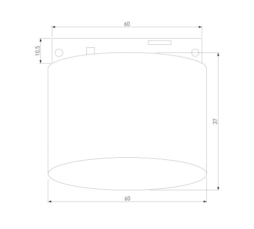 Mini Magnetic Трековый светильник 5W 3000K белый/черный 85205/01
