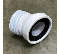 Труба фановая Acaplast L=140 мм угол 22° с манжетой 97-107/110 мм 508954