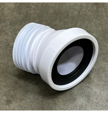 Труба фановая Acaplast L=140 мм угол 22° с манжетой 97-107/110 мм 508954