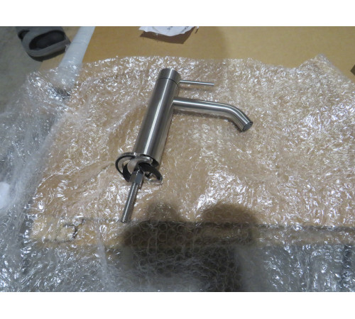 Смеситель для раковины Bossini Nobu матовая нержавеющая сталь INZ201.075_УЦ